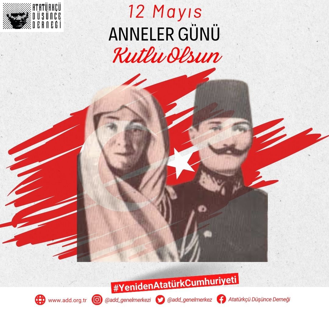 Başta Atatürkçü Düşünce Derneği üyesi ve üye eşi annelerimiz olmak üzere bütün annelerimizin Anneler Günü’nü kutluyor, ellerinden öpüyorum. #AnnelerGünü @add_genelmerkez