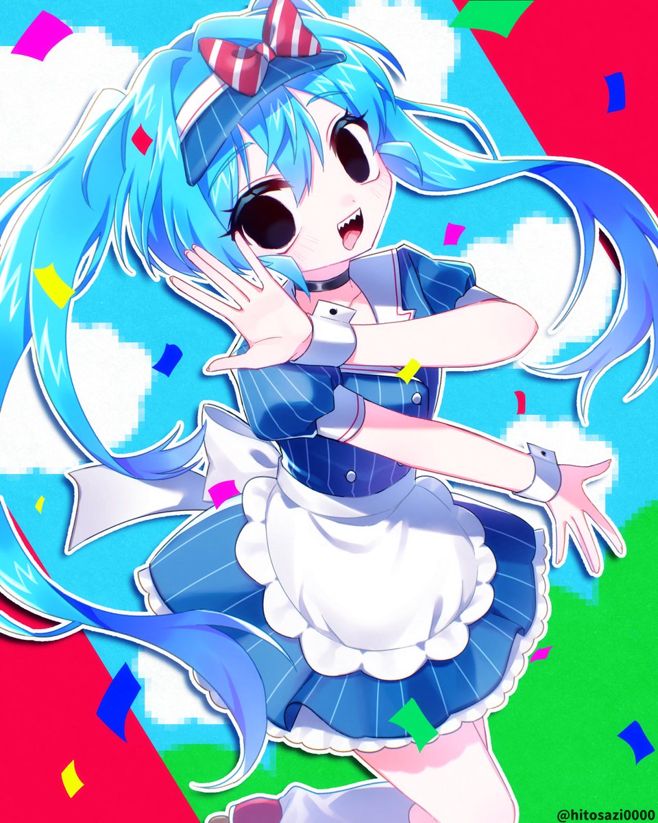 初音ミク「#メズマライザー #初音ミク #イラスト #illustration 」|ひとさじのイラスト