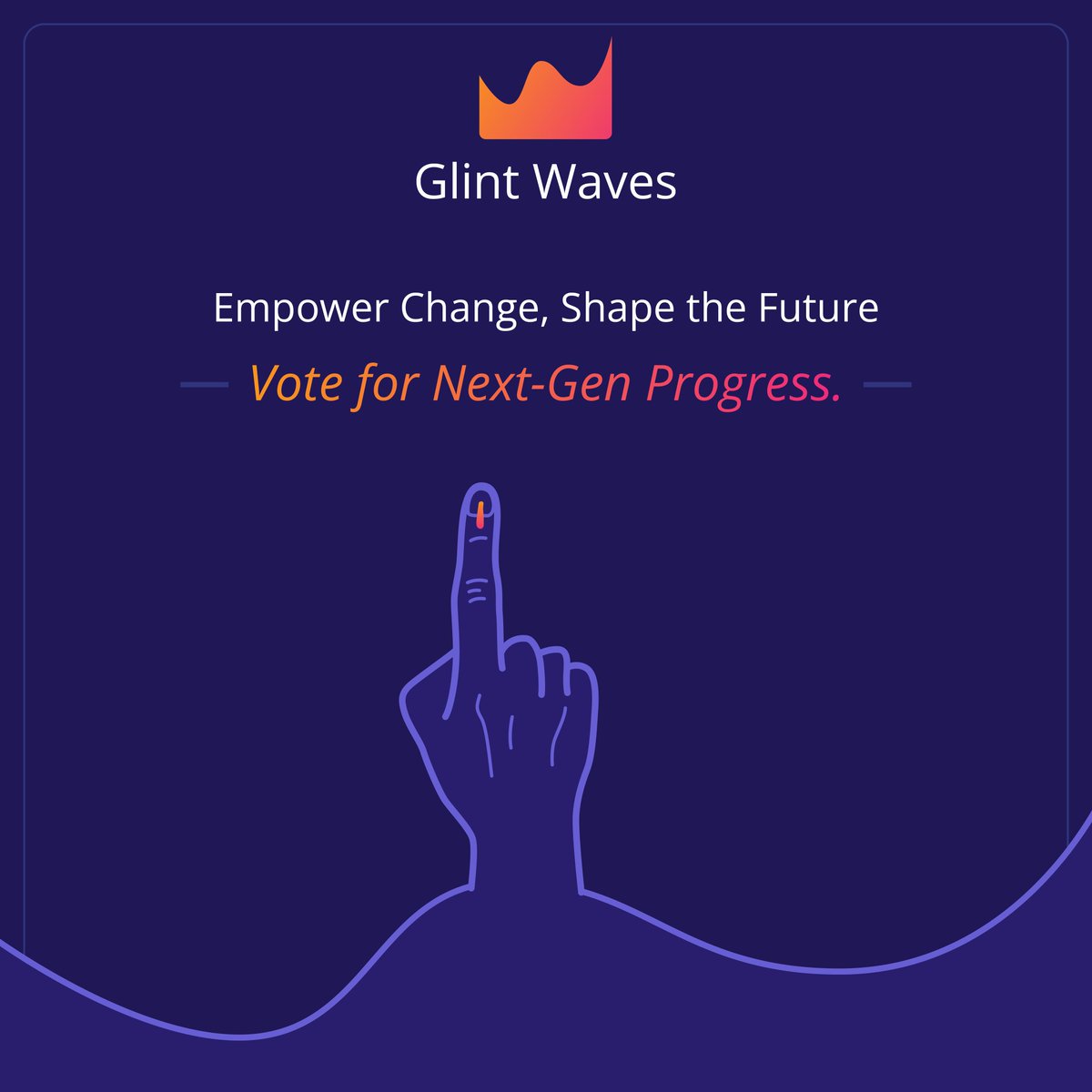 Vote for the progress of the next generation, shaping a future they deserve. 

#Elections2024 #VoteForChange #Digital #DigitalMarketing #GlintWaves