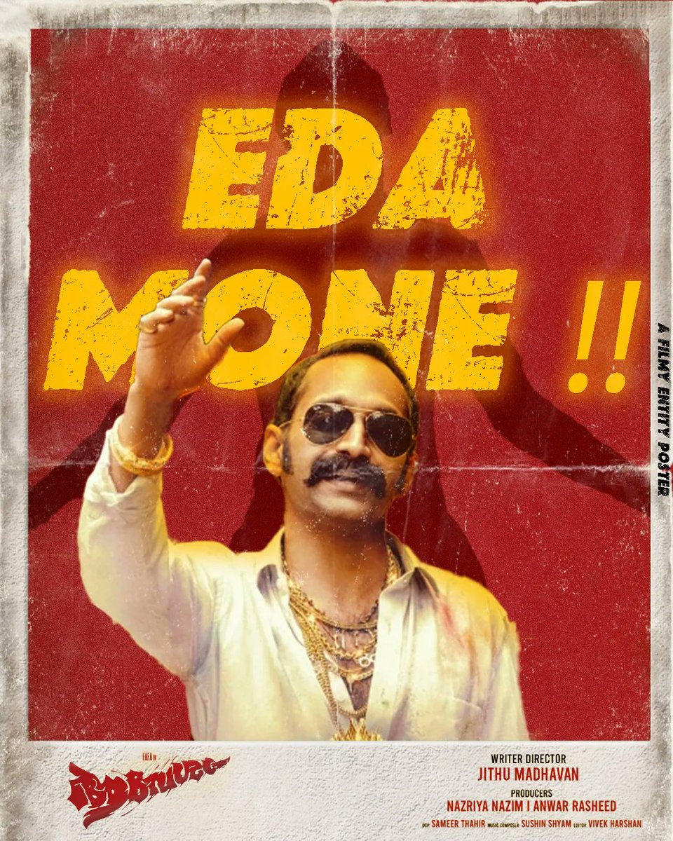 Eda Mone 🫨🕺
Ranga izzzz a Vibe 
.
.
#Aavesham #AaveshamOnPrime #FahadhFasil #nazriya #malayalamcinema #malayalam