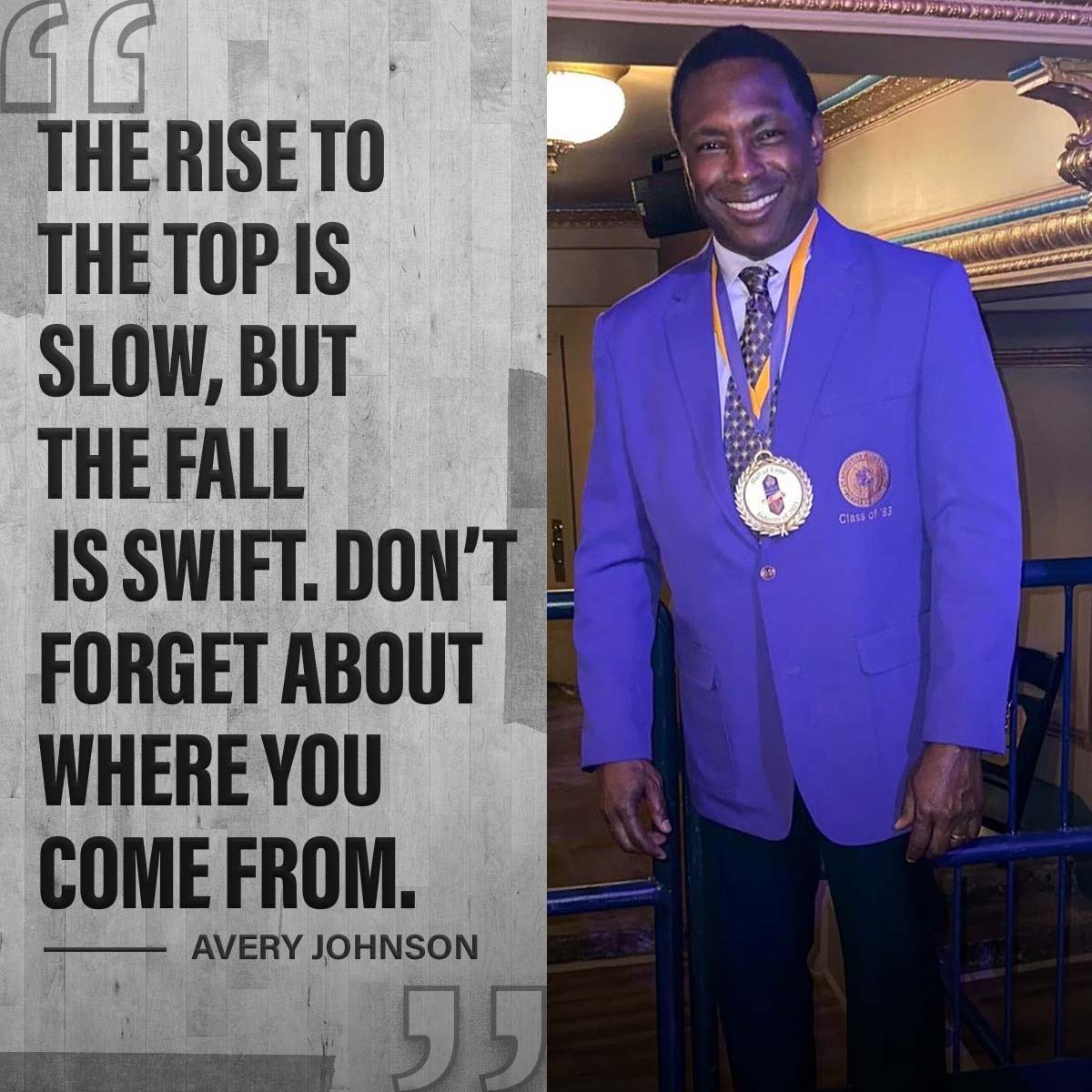 Success requires perseverance, but it can vanish in an instant. Reflect on your journey, the lessons, and those who helped. Stay humble and grounded to preserve your values amid success's trials. #CoachAvery #StayHumble