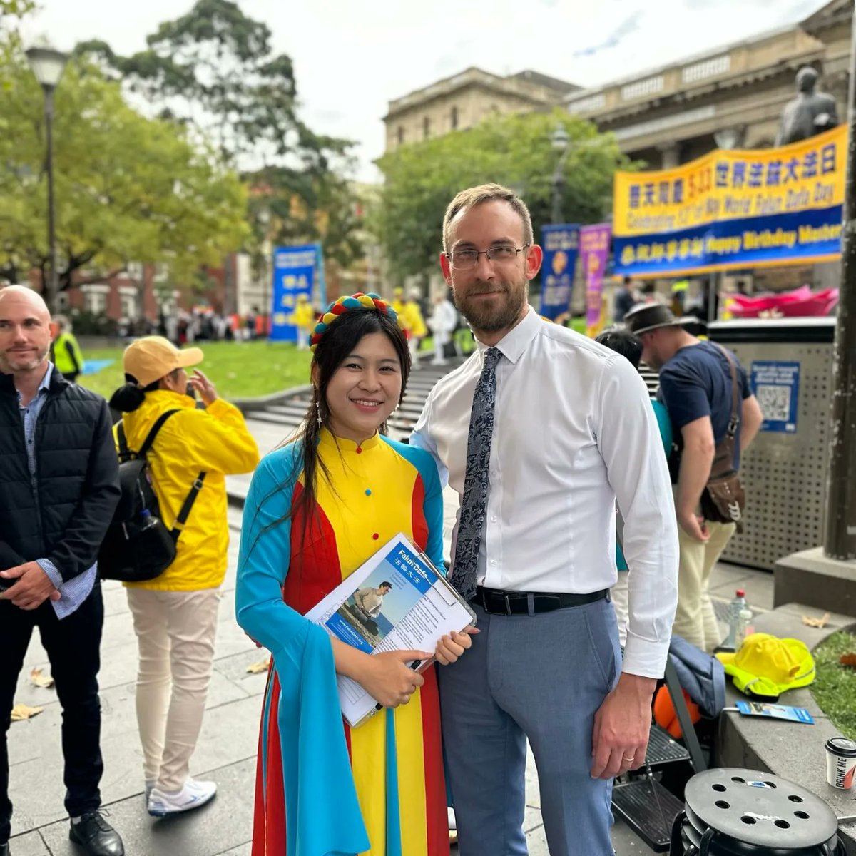 Today I attended World Falun Dafa Day at the invitation of David Limbrick MLC. It was wonderful to meet and listen to the practitioners of this way of life, who remain persecuted and oppressed in China.