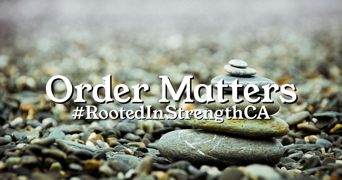 What you do to start your day Matters. Are you a person that requires Order to make it through the day? Are the person that is okay with any Order? Order Matters for both people and it should be in the Matter of seeking God before all things. Matthew 6:33 #RootedInStrengthCA
