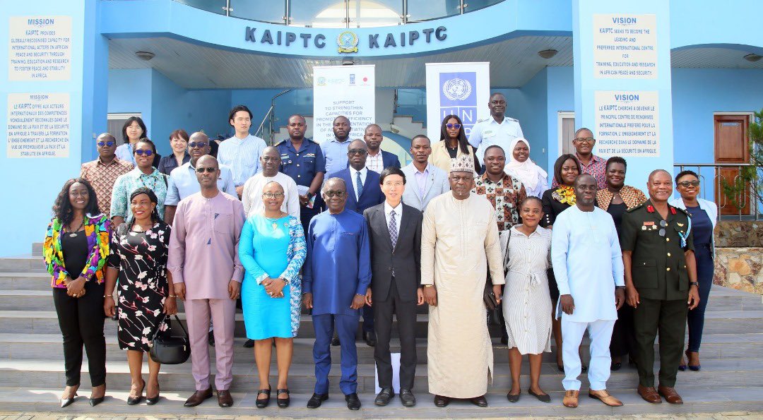 KAIPTC, with support from @JapanGov & @UNDPGhana , launches a year-long project to enhance capacities for implementing the Accra Initiative across W/A & the Sahel. Together, we aim to combat terrorism & organized crime, fostering resilient communities for lasting peace & security