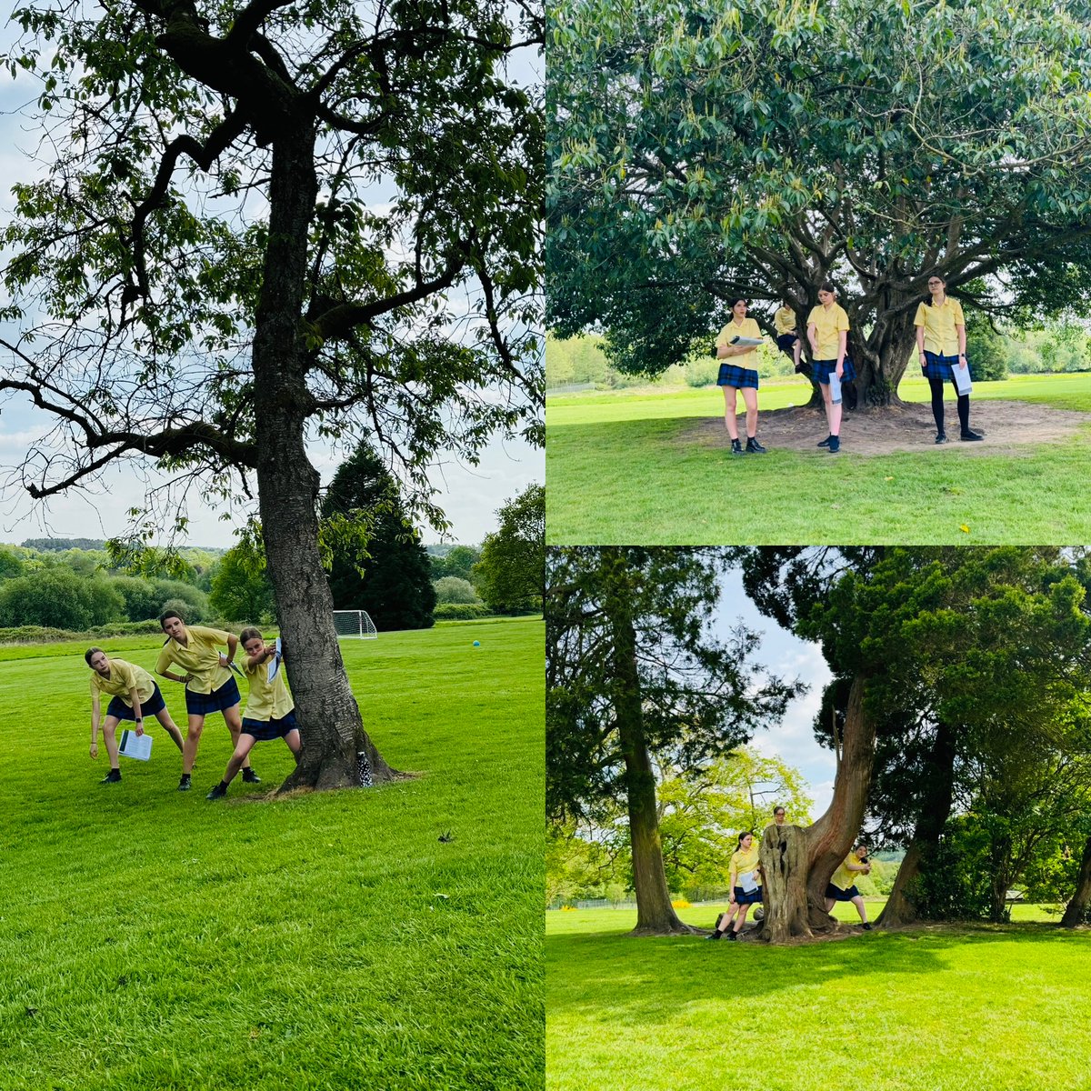 My favourite part of this term is exploring site specific theatre in our beautiful grounds.Yesterday we explored Linda, Mickey & Eddie’s park scene from Blood Brothers. @joe_sleight_ @WillyRussellUK @BloodBrothers @theatrenetwork_ @StGabrielsNews @HeadStGabriels @OutdoorClassDay