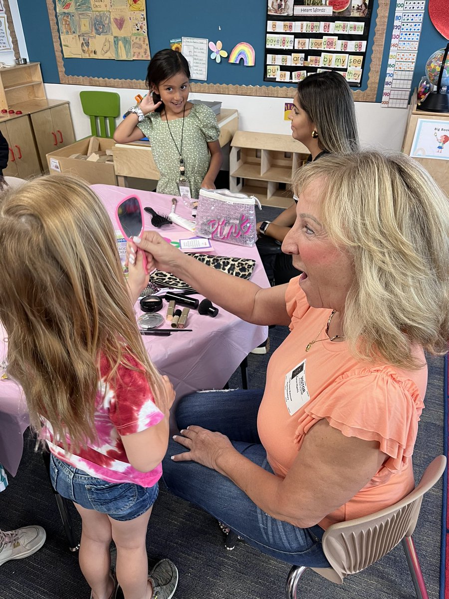 MrsKulowBES's tweet photo. Our Parent Makeover Day was so much fun. Our parents left refreshed and beautiful! 🌸 💄 💕 #bengalpride https://t.co/Emc55Upnbu