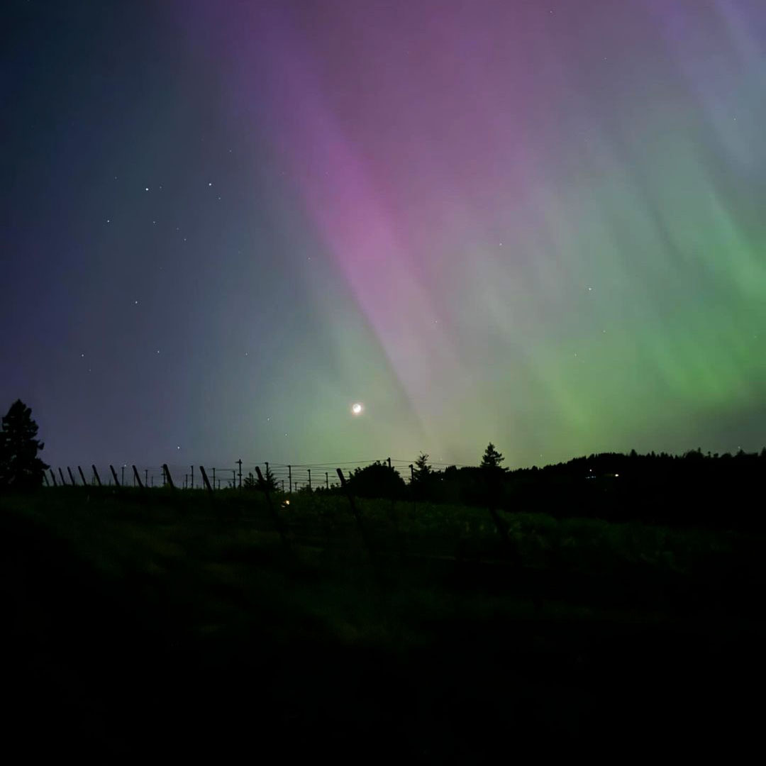 Thanks for capturing the aurora borealis over the Dundee Hills, <a href="/cramoisi/">cramoisi</a>. What incredible photos.