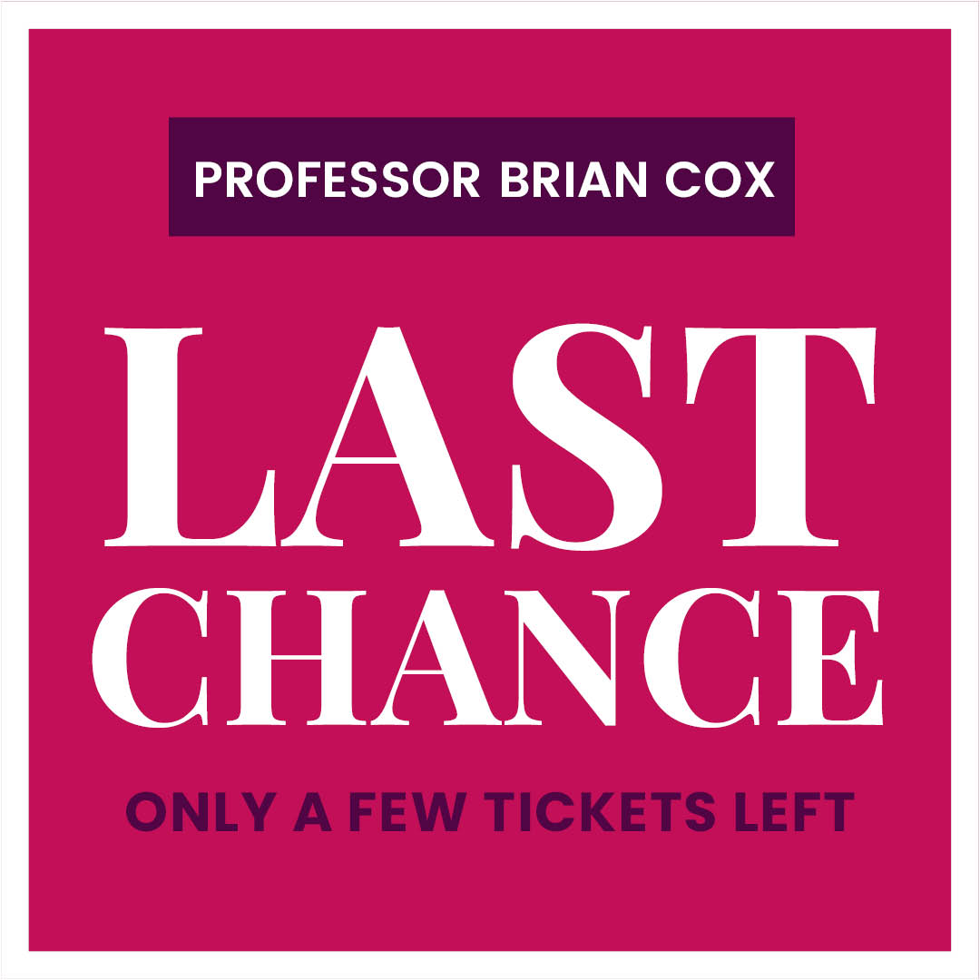 📣 LAST CHANCE TO GET TICKETS 📣 🔴 Horizons - A 21st Century Space Odyssey with Professor Brian Cox 🔴 📆 Live at the TF Royal in Castlebar THIS SATURDAY! 🎟️ Tickets are NOW ON SALE: bit.ly/3N3JzB4 from our Box Office on 094-9023111 and Ticketmaster.ie