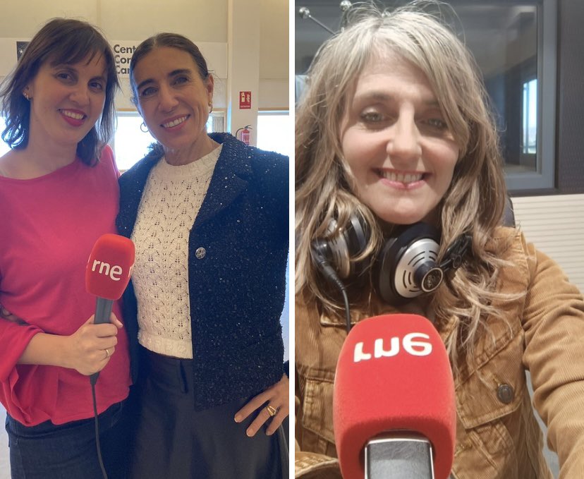 En el #Acompás @radio5_rne de esta semana hablamos con estas dos grandes mujeres: @BlancaLiOficial y #MaríaCabezaDeVaca. Poco más que añadir salvo que lo escuchéis 🎧❤️ rtve.es/play/audios/a-…