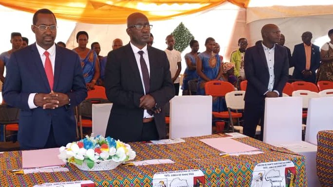 Ikiriho's tweet photo. #Burundi 🎀✂️Inauguration officielle ce samedi 11 mai dans le @DioceseNgozi de l'Ecole Mère Annunciata Cocchetti promue par la Congrégation des Sœurs Éducatrices de Sainte Dorothée à #Rusuguti-#Gatonde (@CommuneNgozi- @NgoziProvince). Les cérémonies ont été rehaussées par le ministre François Havyarimana, @MENRS4
