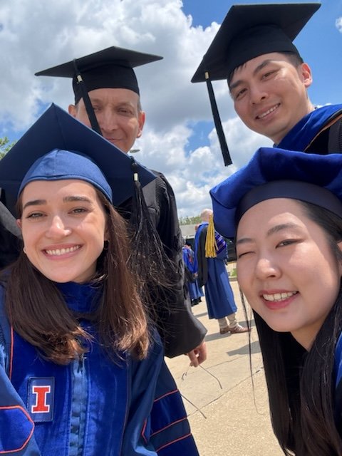 Nien-Pei Tsai (Tsai Lab) @ UIUC (@tsainien) on Twitter photo It's an honor hooding <a href="/YennyYook/">Yenny Yook</a> from <a href="/illinoismcbgrad/">MCB PhD Programs at Illinois</a> <a href="/MCB_Illinois/">U of I School of Molecular and Cellular Biology</a>. Cannot wait to see what the future holds for you, Dr. Yook! 🎊🥳 It's an honor hooding <a href="/YennyYook/">Yenny Yook</a> from <a href="/illinoismcbgrad/">MCB PhD Programs at Illinois</a> <a href="/MCB_Illinois/">U of I School of Molecular and Cellular Biology</a>. Cannot wait to see what the future holds for you, Dr. Yook! 🎊🥳