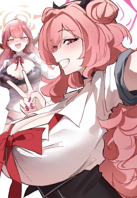 wip
同じ色合いの二人
#ブルアカ 