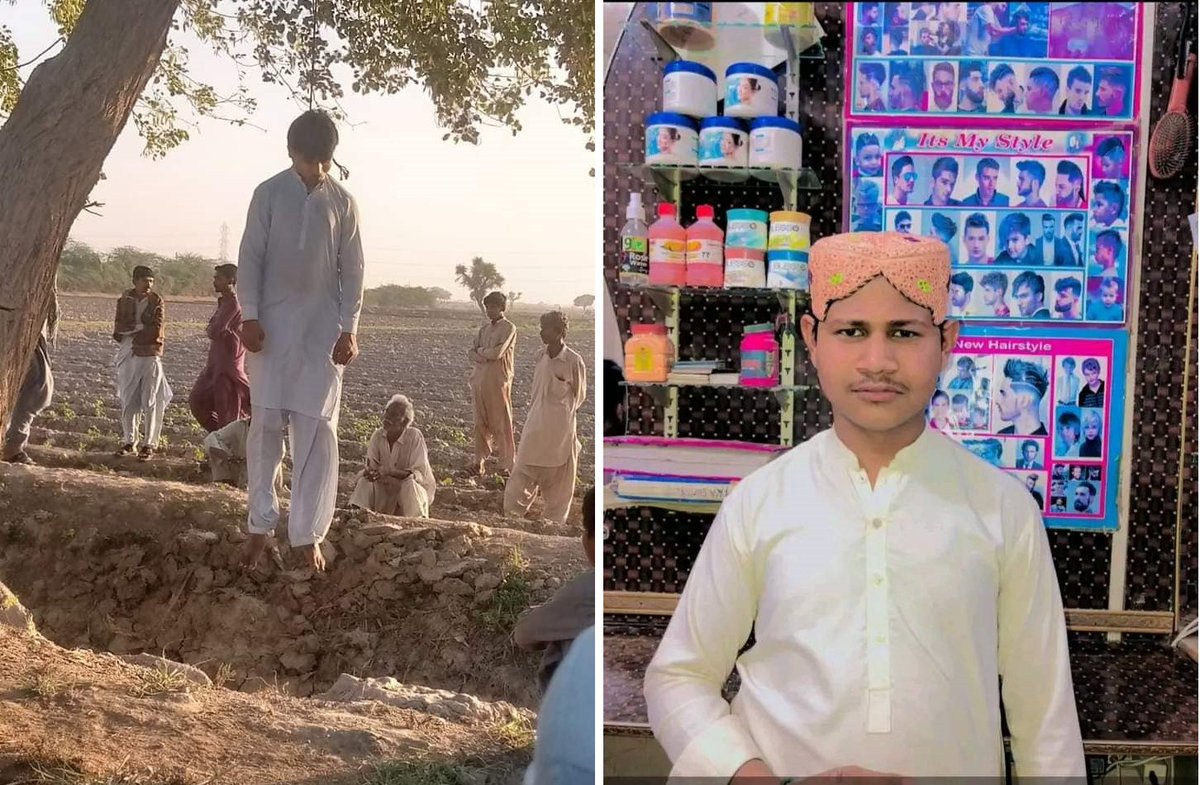 23 April 2024: गांव हाजी अब्दुल शकूर 174, तहसील डिगरी, जिल्ला मीरपुरखास #Sindh #Pakistan: हिन्दू रहवासी मुलजी कोहली का नौजवान बेटा रमेश कुमार की खेत के बीचो बिच पेड़ के दरख़्त पर गर्दन से लटकी लाश बरामद❗️ #PakistaniHindu #DeadBodyFoundHanging Digri News: