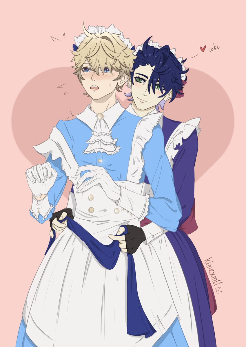 kimexmi_i's tweet image. I’ve heard about maid day,but I’m too lazy for new art🥱here’s an old artwork with #sampard 🧹
#sampokoski #gepardlandau