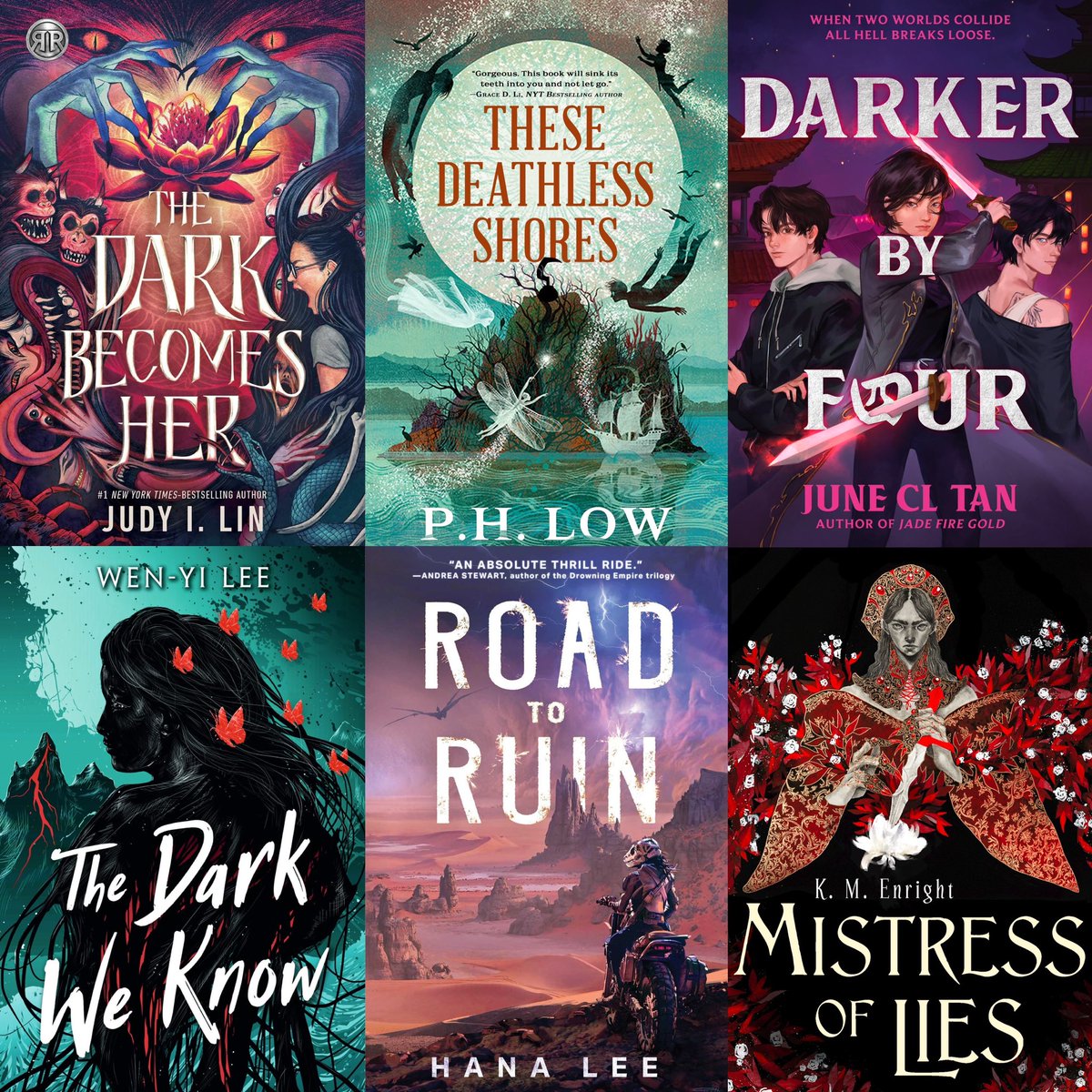 May I suggest some new and upcoming books featuring bisexual characters written by Asian authors? All of these are from my most anticipated list btw 👀