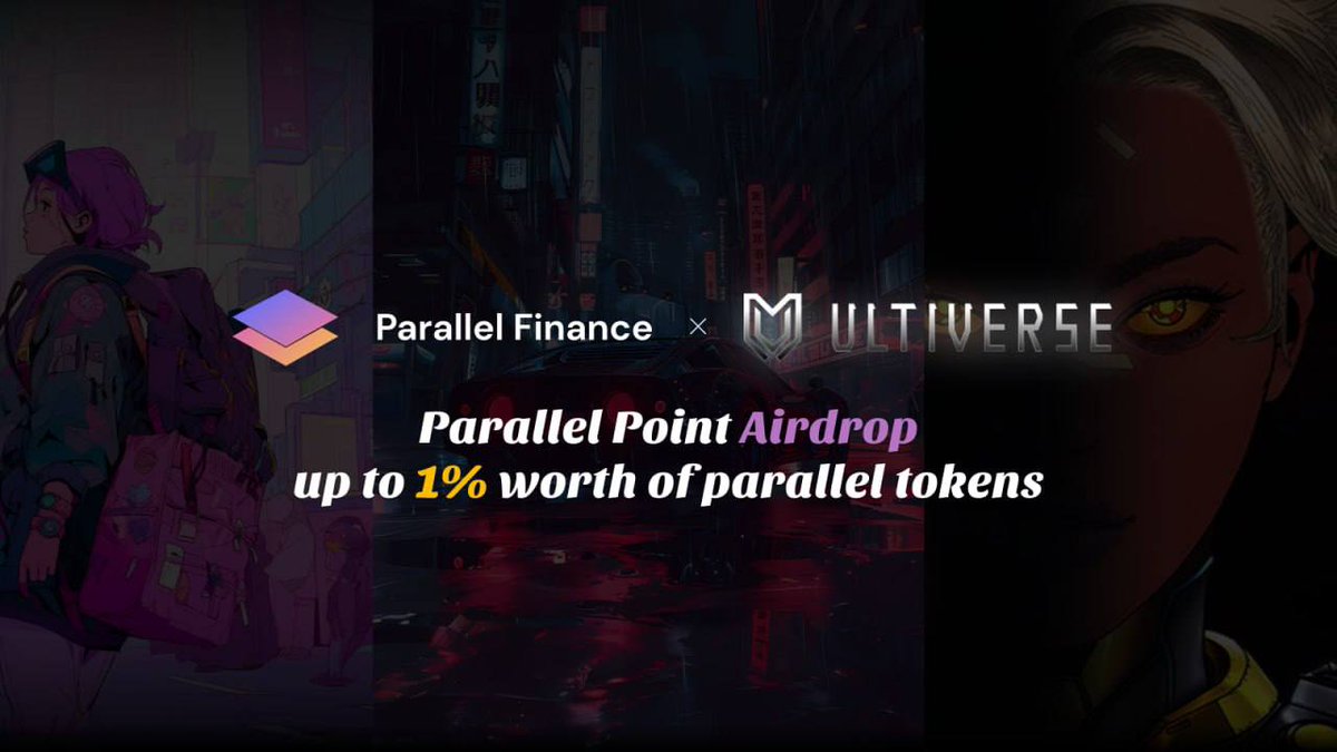 Ultiverse 🤝 @ParallelFi Explore pilot.ultiverse.io on Parallel to earn native rewards from both Ultiverse and ParallelFi (up to 1% of Parallel token airdrops). 👉 Read the details here: ultiversedao.medium.com/up-to-1-parall…