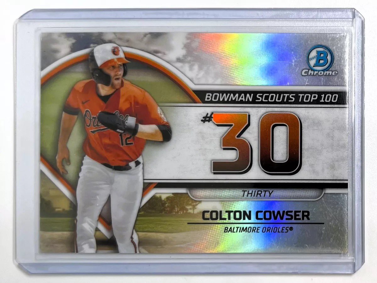 Colton Cowser is another key piece in the Orioles young core and he has fit the part this year. Can he continue to rise and anchor their OF? This auction ends TONIGHT @ 9 PM EST!

ebay.com/itm/3353784527…

#sportscards #sportscardsforsale #coltoncowser #baltimoreorioles