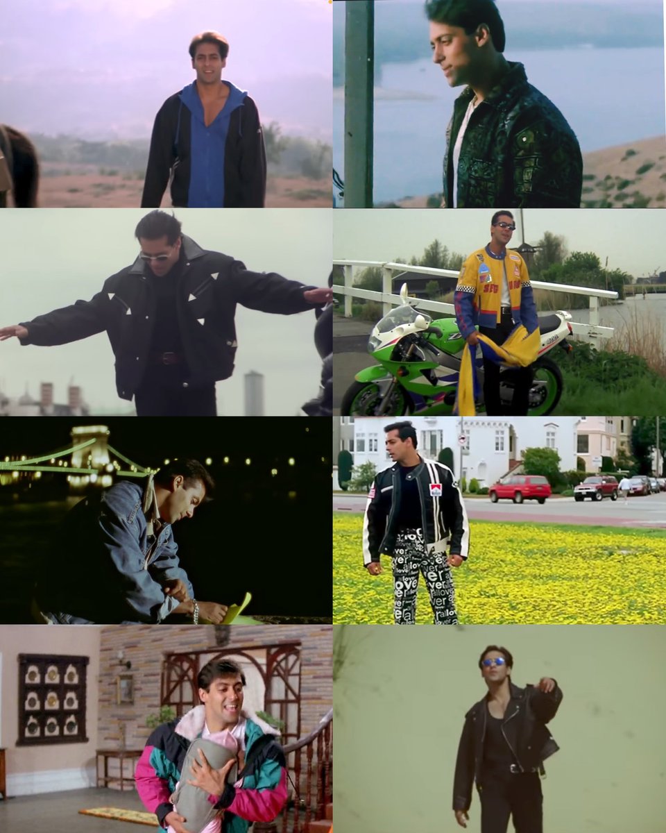 Style can be elevated by wearing jackets & never seen any personality introduced me to it like #SalmanKhan brought some cool jackets through his 90s movies and set trend. Watching his old movies is one of the best things I do to escape.