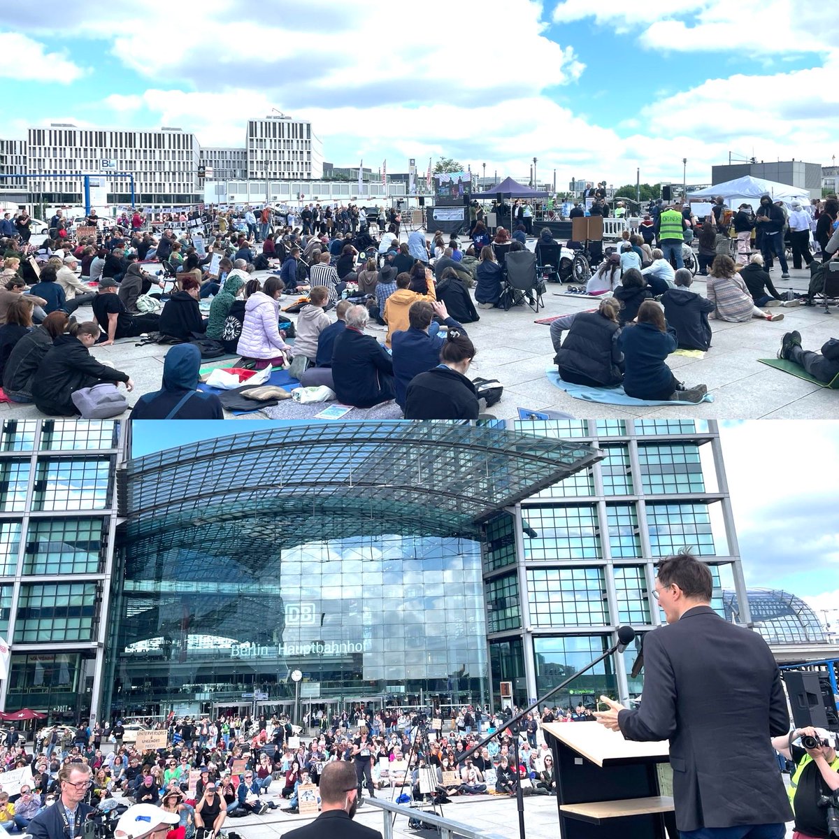 Meine Rede zu Betroffenen #ME/CFS in Berlin. ME/CFS muss aus Tabuzone. Ärzte müssen Schwere der Erkrankung und Behandlung endlich kennen. Forschung schieben wir jetzt an, Industrie tut viel zu wenig. Politik will von COVID nichts mehr hören. Das ist falsch. Niemand bleibt zurück!