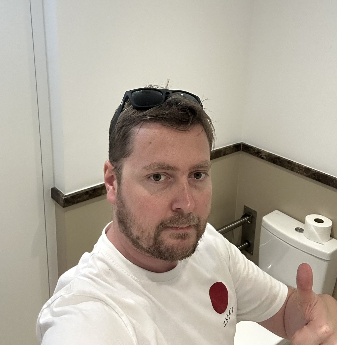 Good afternoon Twitter, On holiday a member of hotel staff has just interrupted me evacuating my bowels by barging into the disabled toilet unannounced (dodgy door lock). I am now, it appears, locked in said disabled toilet (lock remains dodgy). How is your day going?