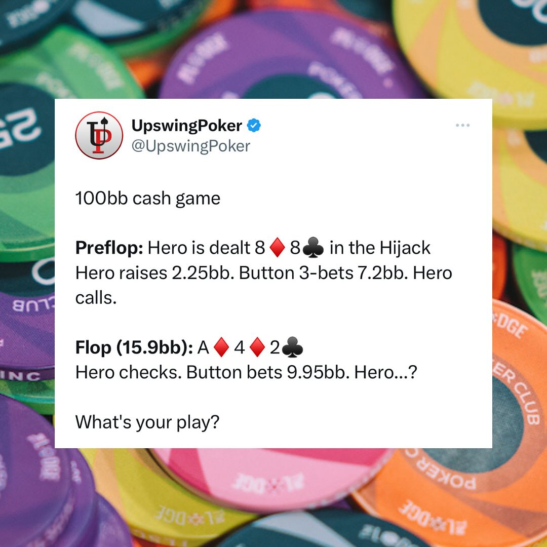 What’s your play?

#poker #chipporn #wsop #chips #bracelethunting #pokerchips #texasholdem #pokertournament #vegasready #wynn #pokerking #lasvegas #rungood #money #stacking #worldseriesofpoker #instalike #pokernight #upswing #pokerhome #winning #pokerstars #pokerlife #dealer