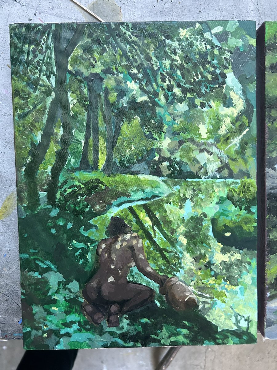 Ardeux's tweet photo. Some oil studies https://t.co/l0qxxlsH3p