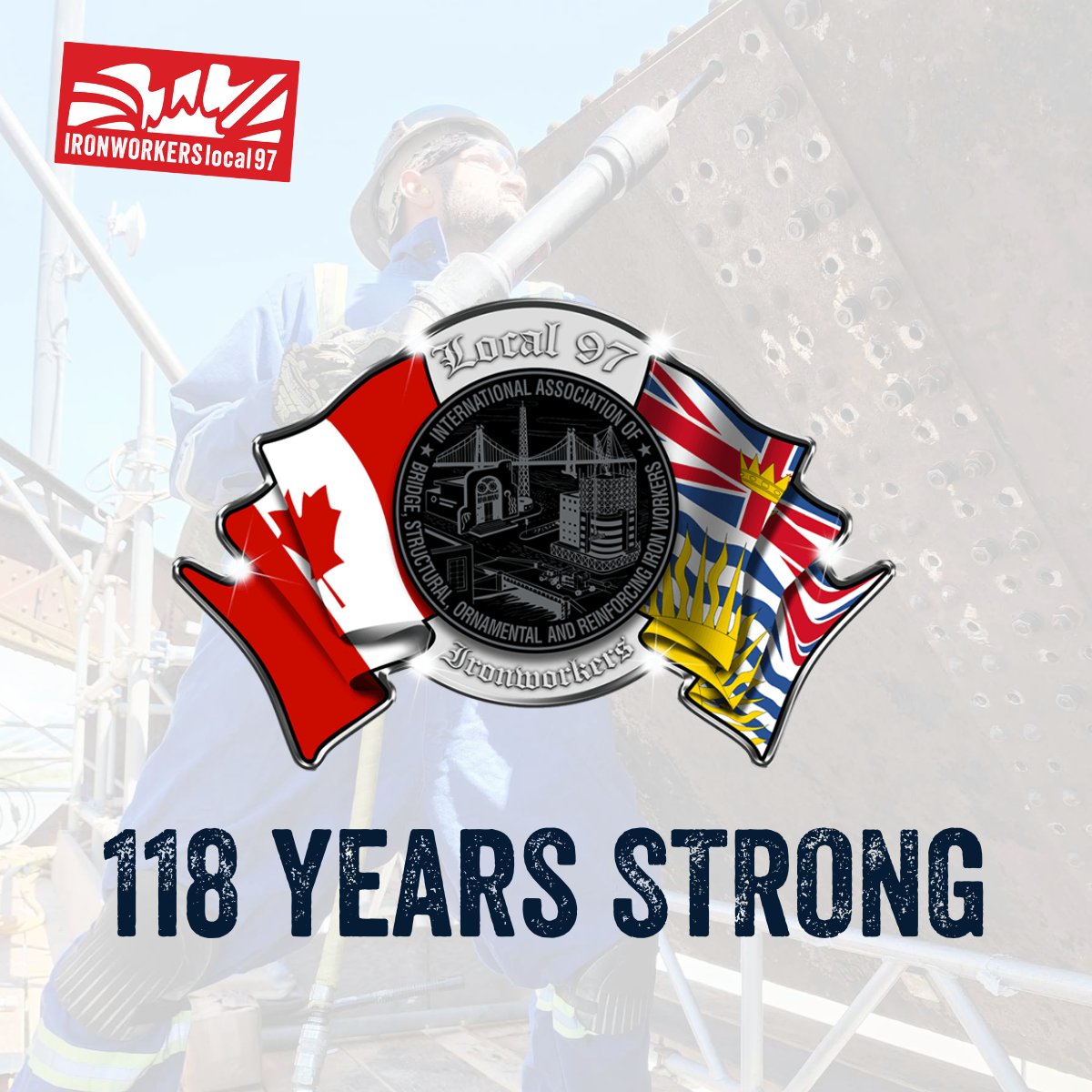 On May 11th, 1906, fifteen skilled men passionate about #ironwork signed the Charter establishing Ironworkers Local 97. Since then, Local 97 has continued to promote the interests and welfare of its members while advancing the standards of the trade.