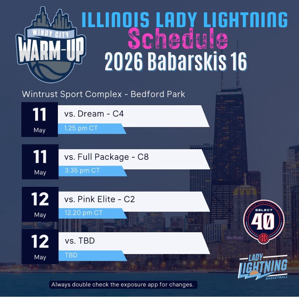 Heidi Clesen (@heidiclesen) on Twitter photo Here is my weekend schedule. Looking forward to our team continuing to come together <a href="/LadyLightningIL/">IL Lady Lightning</a> Here is my weekend schedule. Looking forward to our team continuing to come together <a href="/LadyLightningIL/">IL Lady Lightning</a>