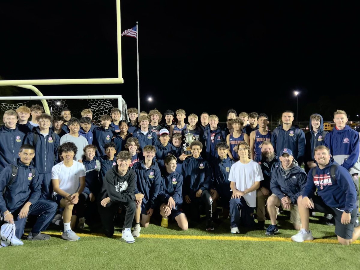 Conference champs for the 4th consecutive year!!! Congrats to our track team as they won the conference meet by 50 pts. Individual winners were Braeden Brown (400 and HJ), Jesse Kramer (1600), and Owen Jahn (PV). Our 4x200 and 4x400 relay teams took first as well. Roll Thunder!!!