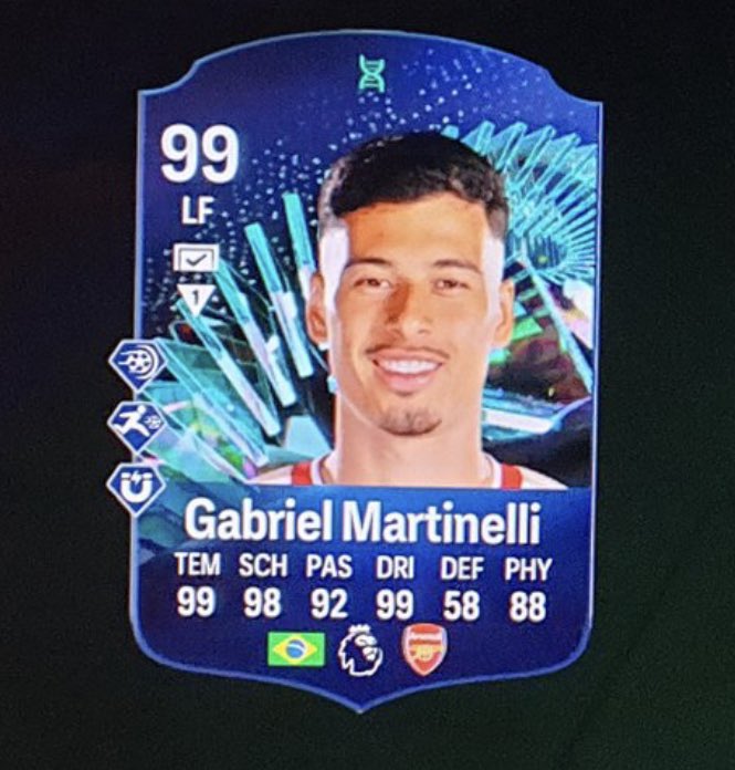 Some Martinelli Evos have gone to 99 rated What is happening 😂😂😂