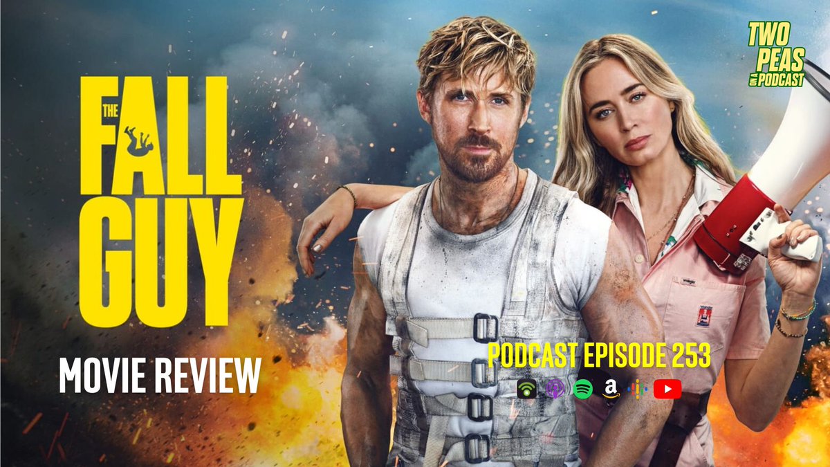 🧨 This week's pod brings a on a chat about #TheFallGuyMovie. Put your harness on & jump on in! 🎧 Listen 👉🏼 linktr.ee/2peas 👨🏽‍💻 Watch 👉🏼 bit.ly/ep253yt