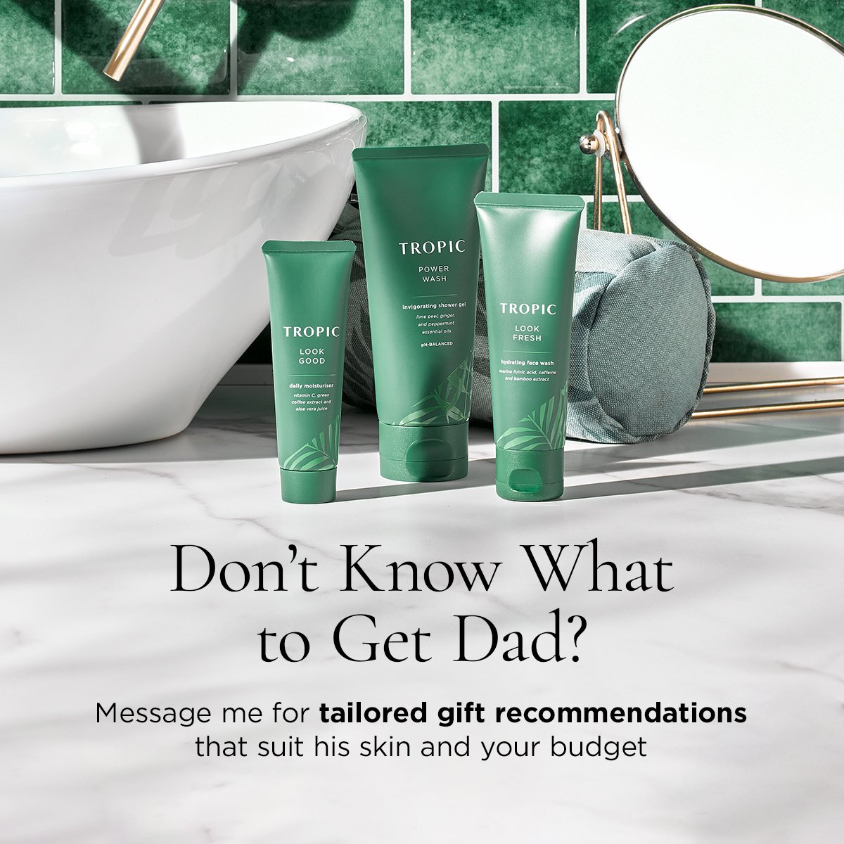 Tropic are bringing this fabulous men's grooming kit back for a limited time for Father's day 2024. On sale from 10am Monday. £26 +p+p unless you spend £40. #MHHSBD shop link in comments