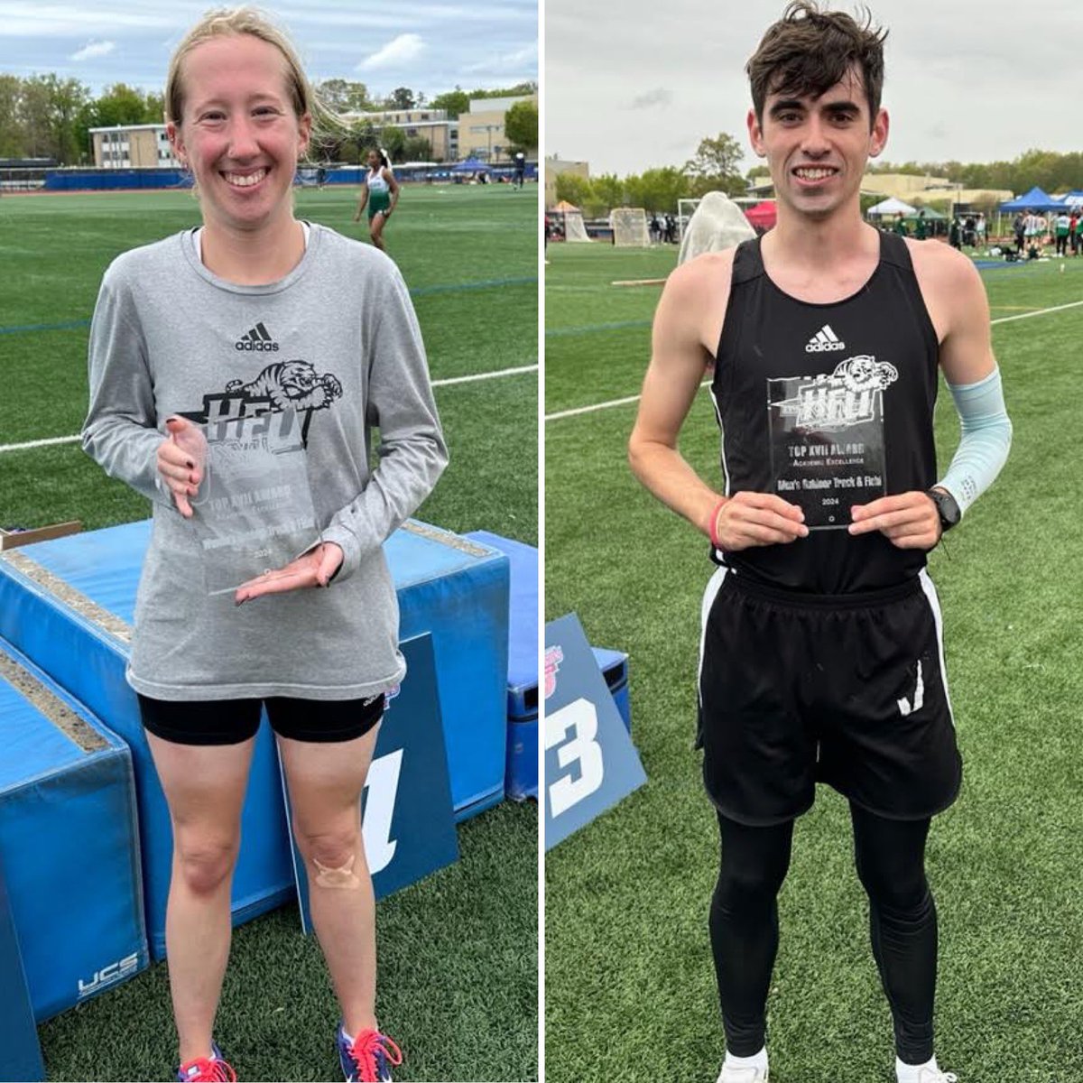.<a href="/HolyFamily_XCTF/">Holy Family XC/TF</a>’s Amber Fisgaer and Mike McGerry both received the <a href="/CACC01/">Central Atlantic Collegiate Conference</a> Top XVII Award at last weekend’s Championship