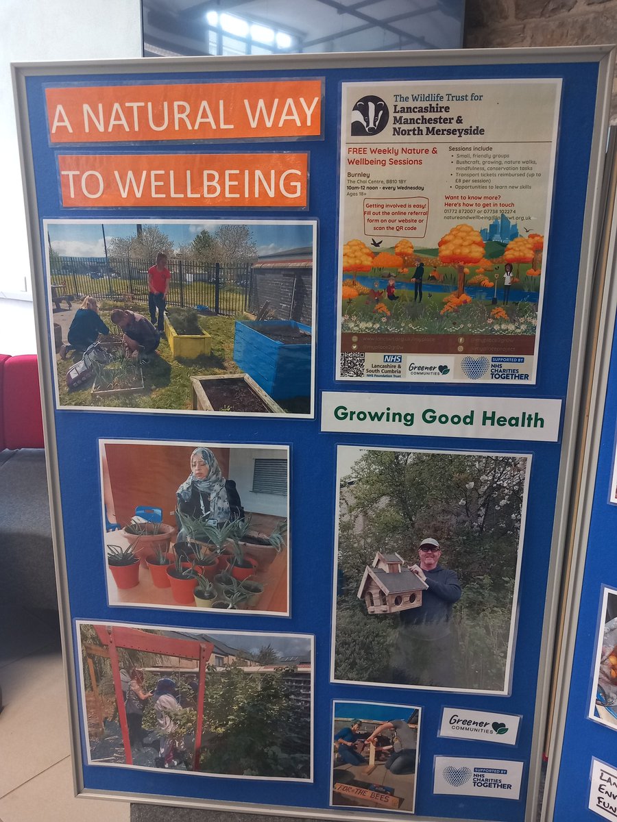 We've had a great day at the first ever #BurnleyHealthMela talking about our #GrowingGoodHealth and #BoldBrightBriilliant Nature and Wellbeing sessions @LSCft_CRoots