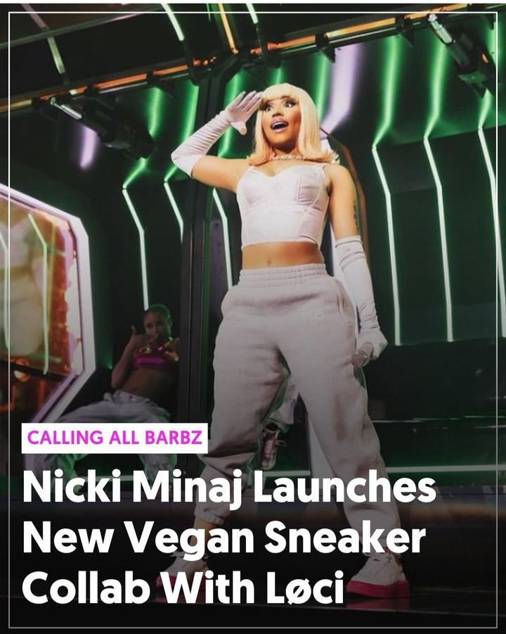 Sustainable vegan sneaker brand @lociwear already has @LeoDiCaprio as an investor, and now @NICKIMINAJ is putting her stamp on it 👟