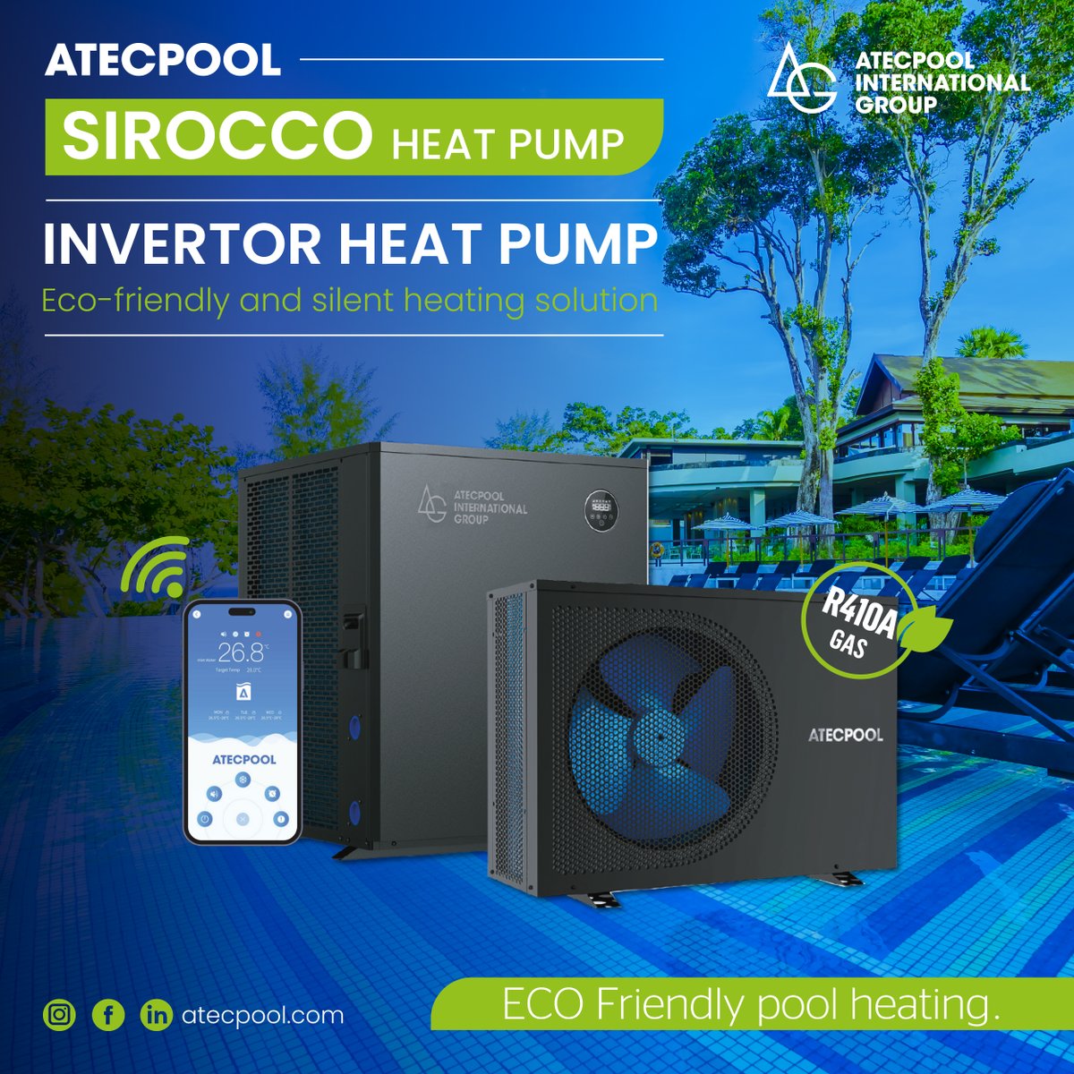 Atecpool_'s tweet image. instagram.com/atecpool_int/
facebook.com/atecpool
linkedin.com/company/atec-p…
🌐 Visit our web : atecpool.com
#Atecpool #SiroccoHeatPumps #weathercontrolpump #SilentPool #PoolComfort #atlanticpoolsandfountain #VariableSpeed #newyearpromotiondubai #WiFiPoolControl