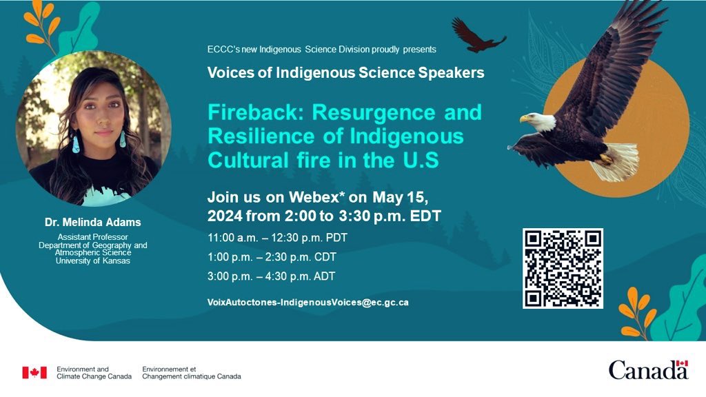 All are welcomed, online next week. Sharing Indigenous science internationally & one of many Indigenous journeys back to fire 🌿#wildfire #goodfire #Indigenous #science #womeninSTEM