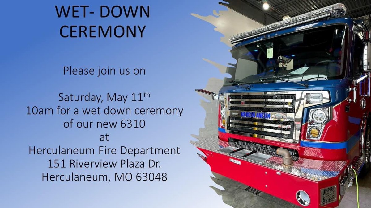 We will be living streaming the event over on our Facebook page today!