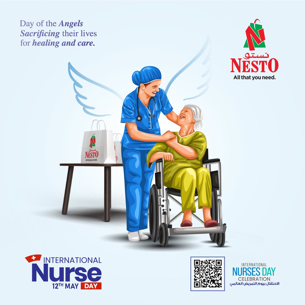 👩🏻‍⚕️Happy International Nurses Day from Nesto👨🏻‍⚕️👩🏻‍⚕️🎉 #InternationalNursesDay 
.
#Nursesday #Nurse #Nursesdaycelebration #Saudinurse #Indiannurse #Nesto #Nestohypermarket #Hypernesto #SaveatNestO #Saudiarabia #Riyadh #Riyadhnurses #nursejobs