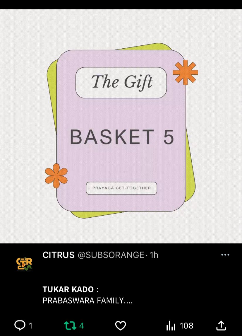 Mengambil hadiah yang ia dapatkan.

“Lumayan buat pampering day!”