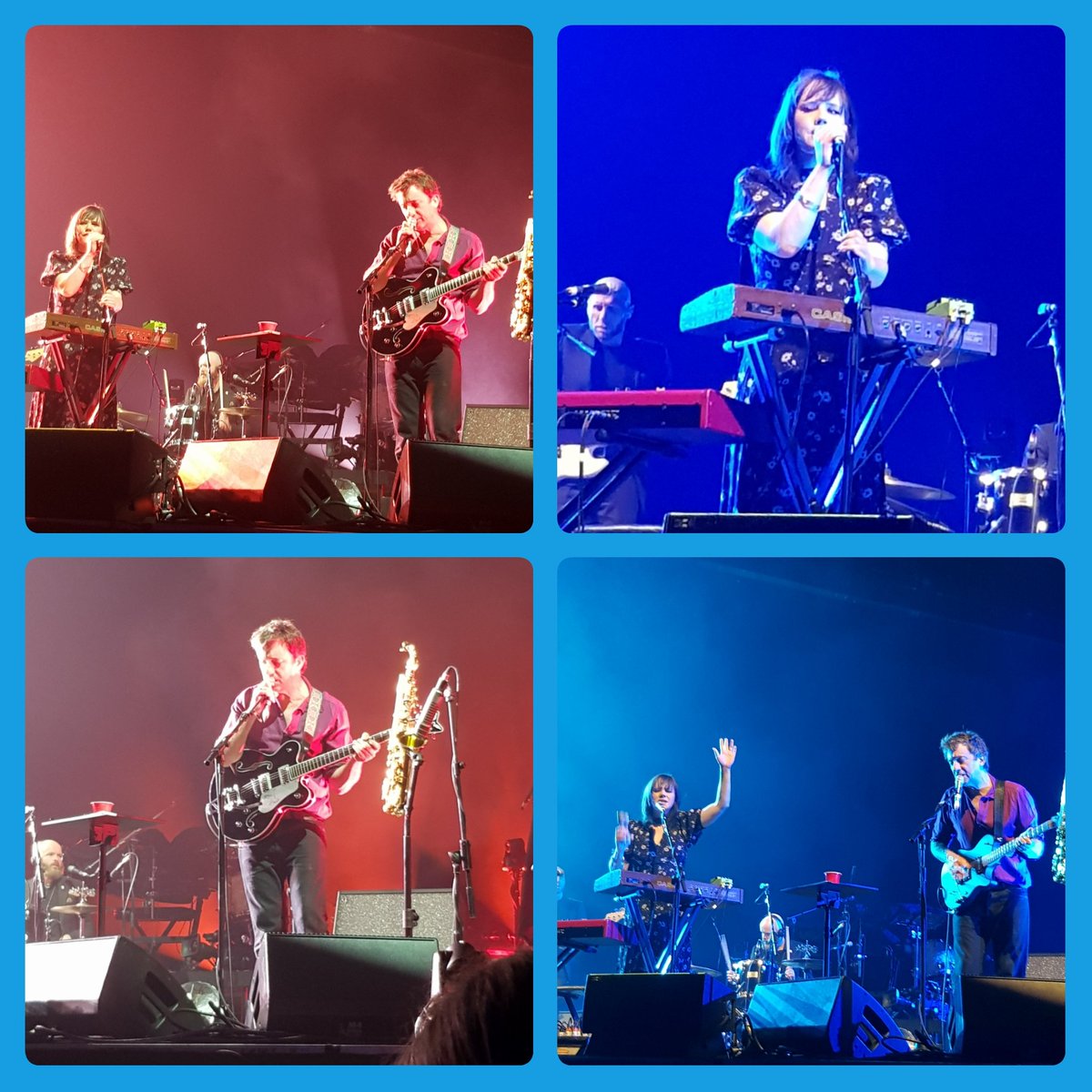 Thank you @The_Waeve @grahamcoxon @RoseDougall you were brilliant in Birmingham last night, loving the new songs 🎸🎶🎷💕