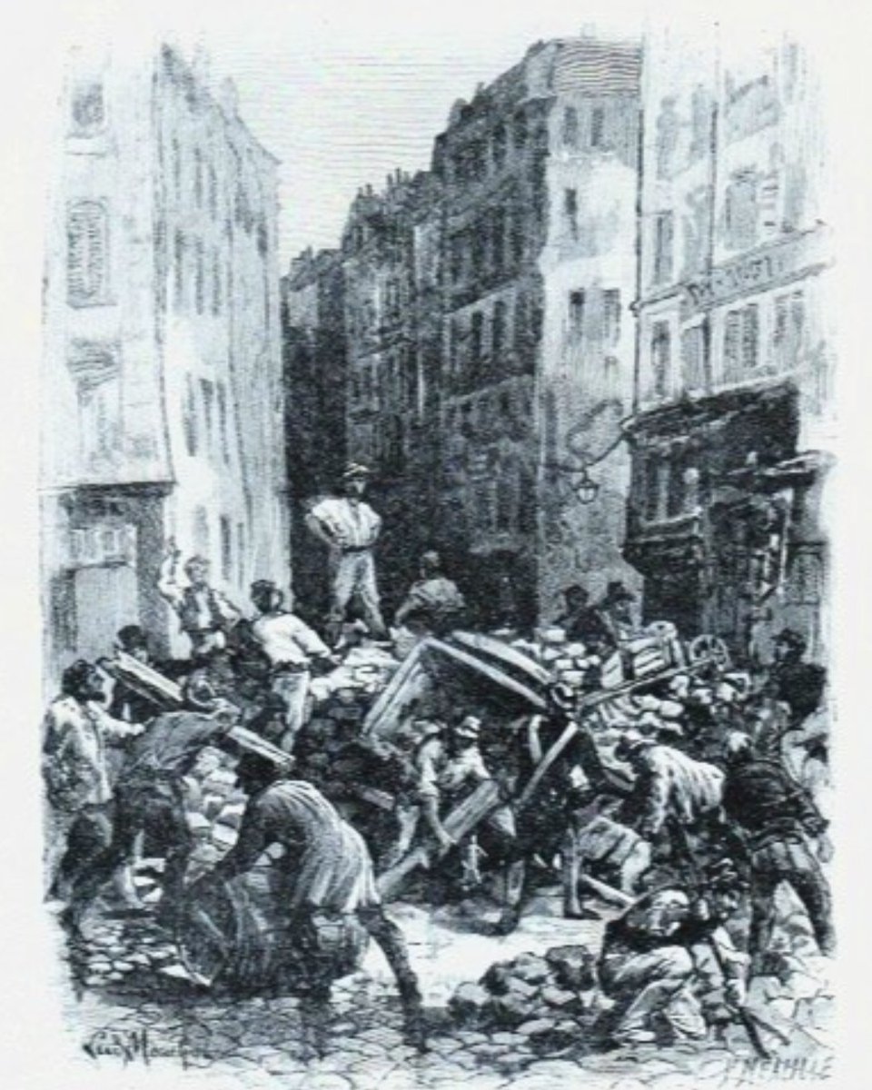 French communist revolutionary, Louis Auguste Blanqui, and five hundred of his followers in the Society of the Seasons captured the Hôtel de Ville of Paris on May 12, 1839. The insurrection would be defeated after two days of fighting. #OTD #France