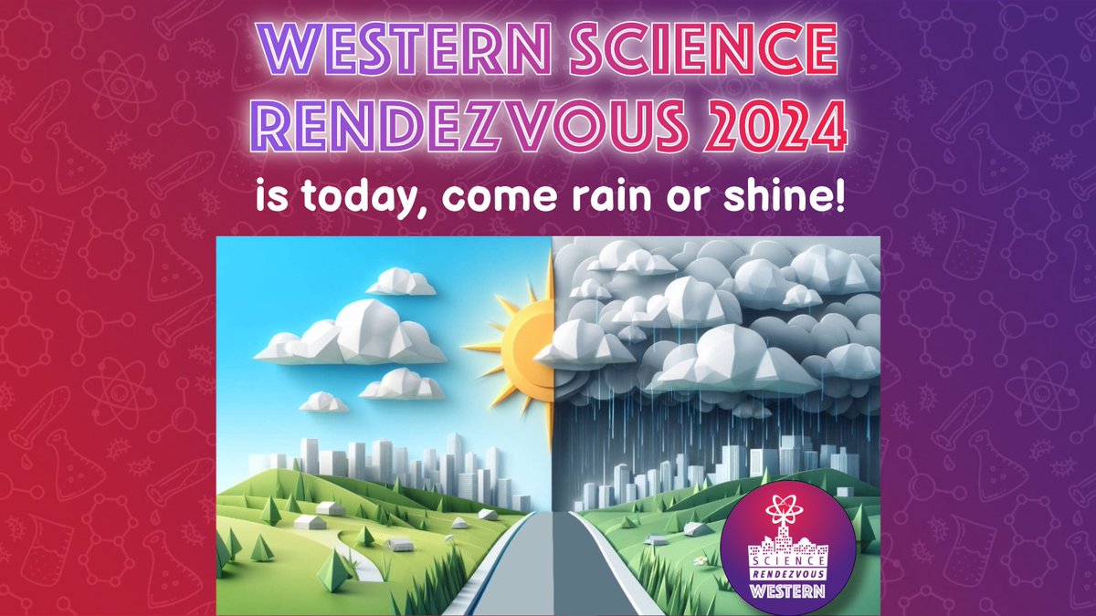 #SciRenUWO is TODAY 🥳🥳🥳 come rain ☂️ or shine ✨ we’ll be at Alumni Stadium @WesternU from 2-9:30 pm! 

#uwo #ldnont #westernuniversity #londonevents #ScienceRendezvous #STEMforkids #scienceforkids
