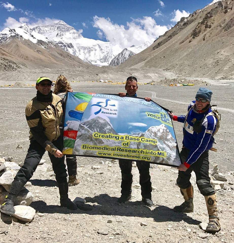 A reminder of just a few years ago when these magnificent guys took The York ME Community’s #MEAwareness flag to Everest Base Camp, getting us a lot of great PR on the way ! #ME #MyalgicEncephalomyelitis