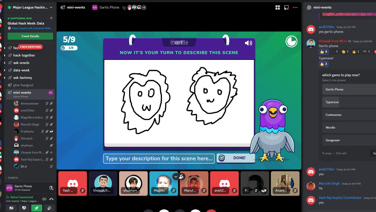 ig_rawx's tweet image. It&apos;s fun here at @MLHacks #globalhackweek 🥳