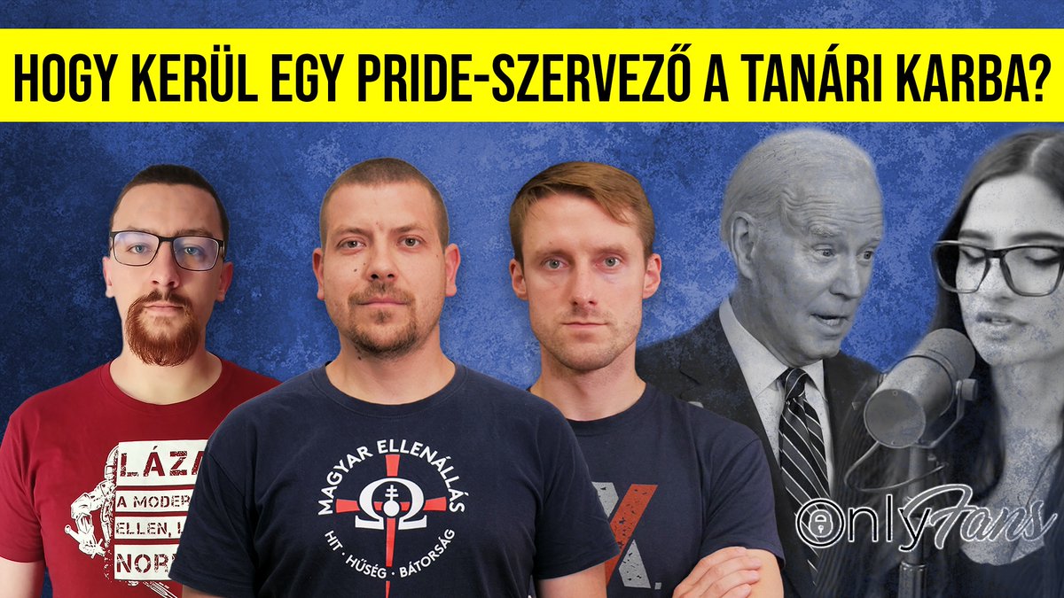 🎙️🎬 Megjelent a Mi Magunk legújabb adása!
❓Hogy kerül egy Pride-szervező a tanári karba?

▶️ Teljes adás: youtu.be/8dfUkrlnVWQ?si…

#HVIM #Hungary #Magyarorszag #MiMagunk
