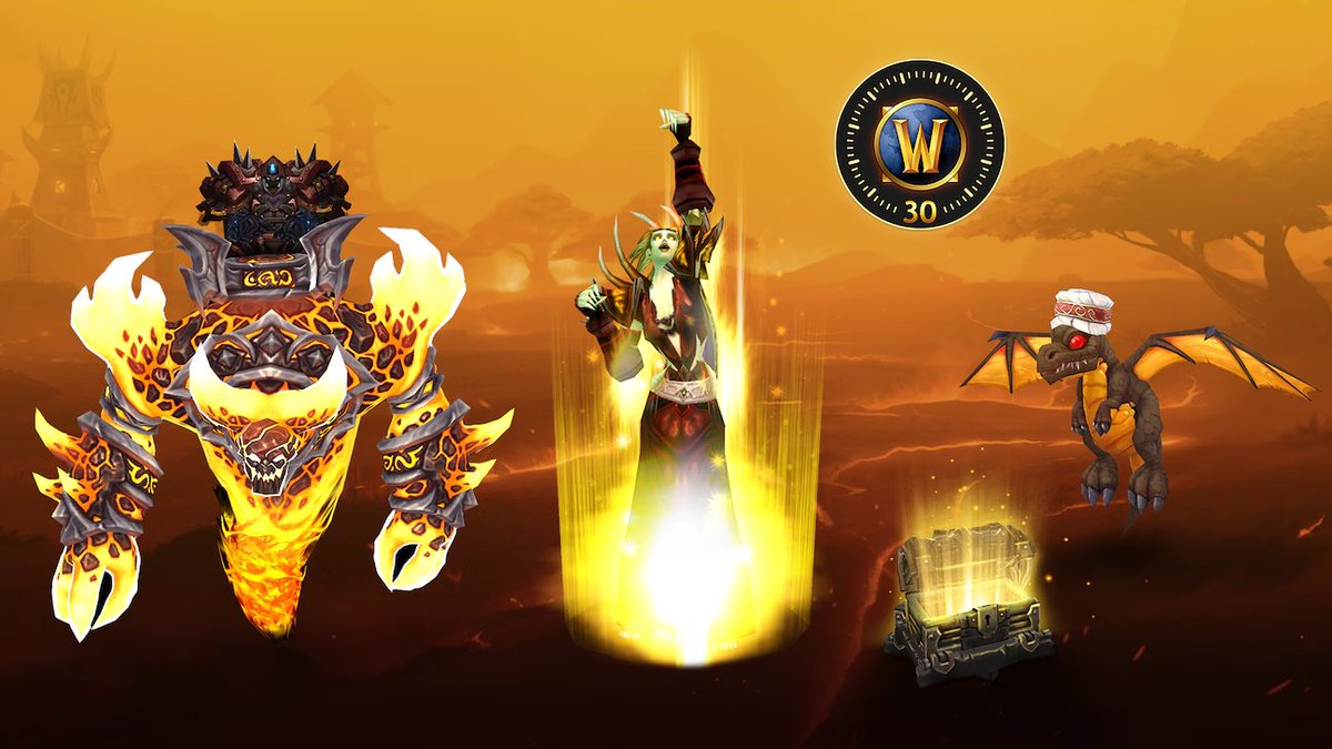 Cataclysm Classic launches 20th May!!
I have a Blazing Epic #Giveaway!!
That's 30 days game time AND a lvl 80 Boost plus other goodies - EU only

Rules:
Follow - Like - Retweet
Tell me what professions you'd pick.
Winner drawn 19th May 2024 6pm BST

#WoW_Partner  #CataClassic