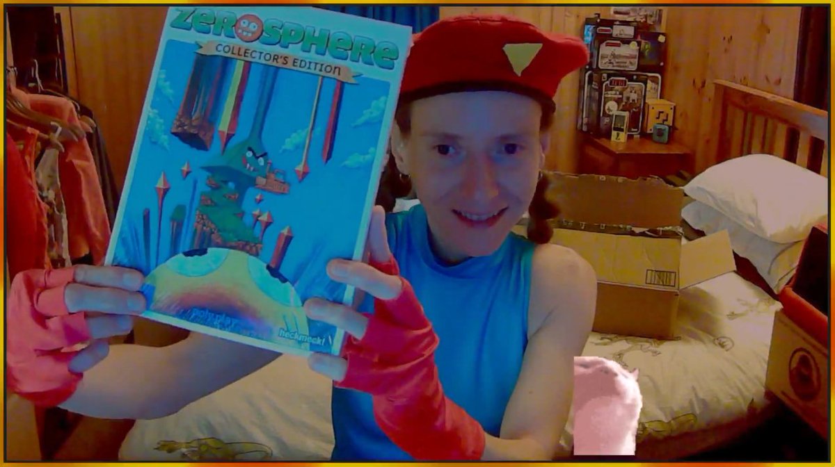 Now that was a surprise: @Amiga_Cammy playing Zerosphere on the stream! 🤩 Also, not-yet unboxing of the collector’s edition by @polyplay_xyz … 😄 youtu.be/_NzQYgisNxM?si…