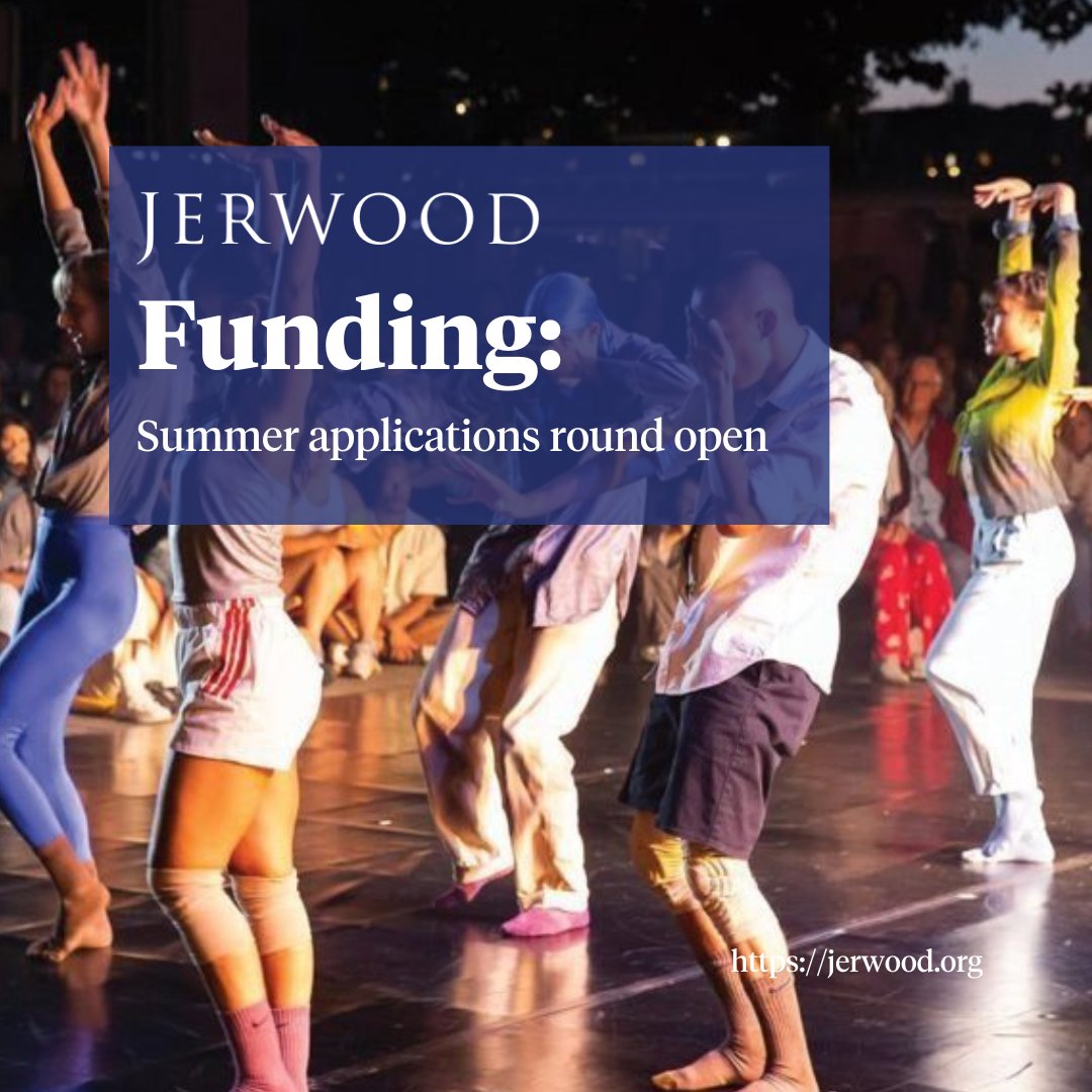 Our Summer funding round is now open and closes on 14 June at 5pm. Whether you applied in Spring and weren't successful or you've never applied for a grant before, tap the link below for details and submit your application. jerwood.org/funding/