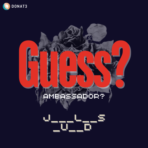 🎉 Who will be our next Ambassador? Make your guess now and earn 400 DON3 points!

⏳ Period 11 - 25 May 2024

🙌🏻 Steps
1. Retweet & Follow us
2.Guess the Ambassador
3. Join telegram t.me/donat3live
4. Fill the form forms.gle/RKzhkxKF98JAVT…